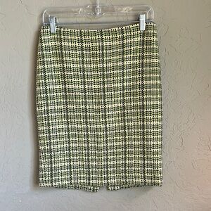 Theory wool and angora blend skirt  greens‎ size 2